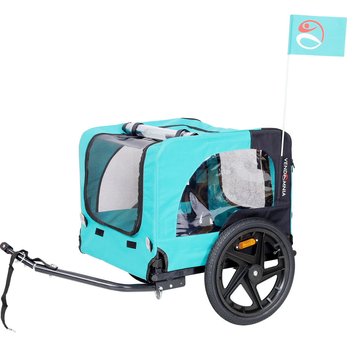 Foldable Pet Jogging Stroller Dog Carriers Bicycle - Light Blue