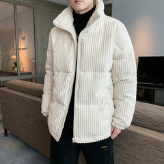 Men Corduroy Padded Jacket