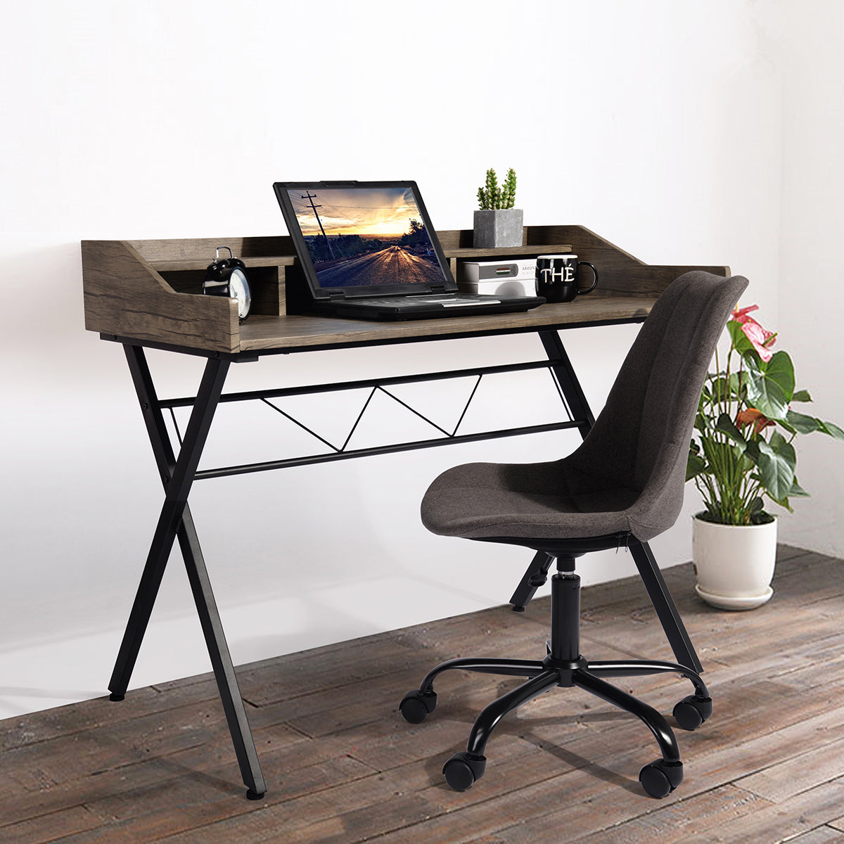 MAICOSY 43.3" Home Office Computer Desks Writing Storage Tables Study Table