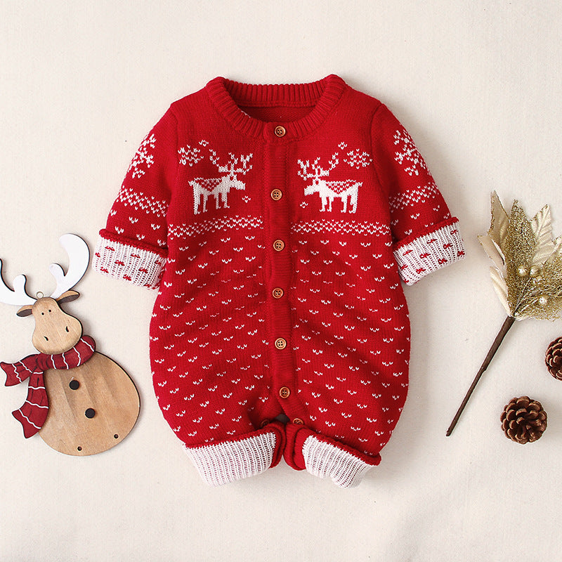 Christmas Newborn Baby Romper