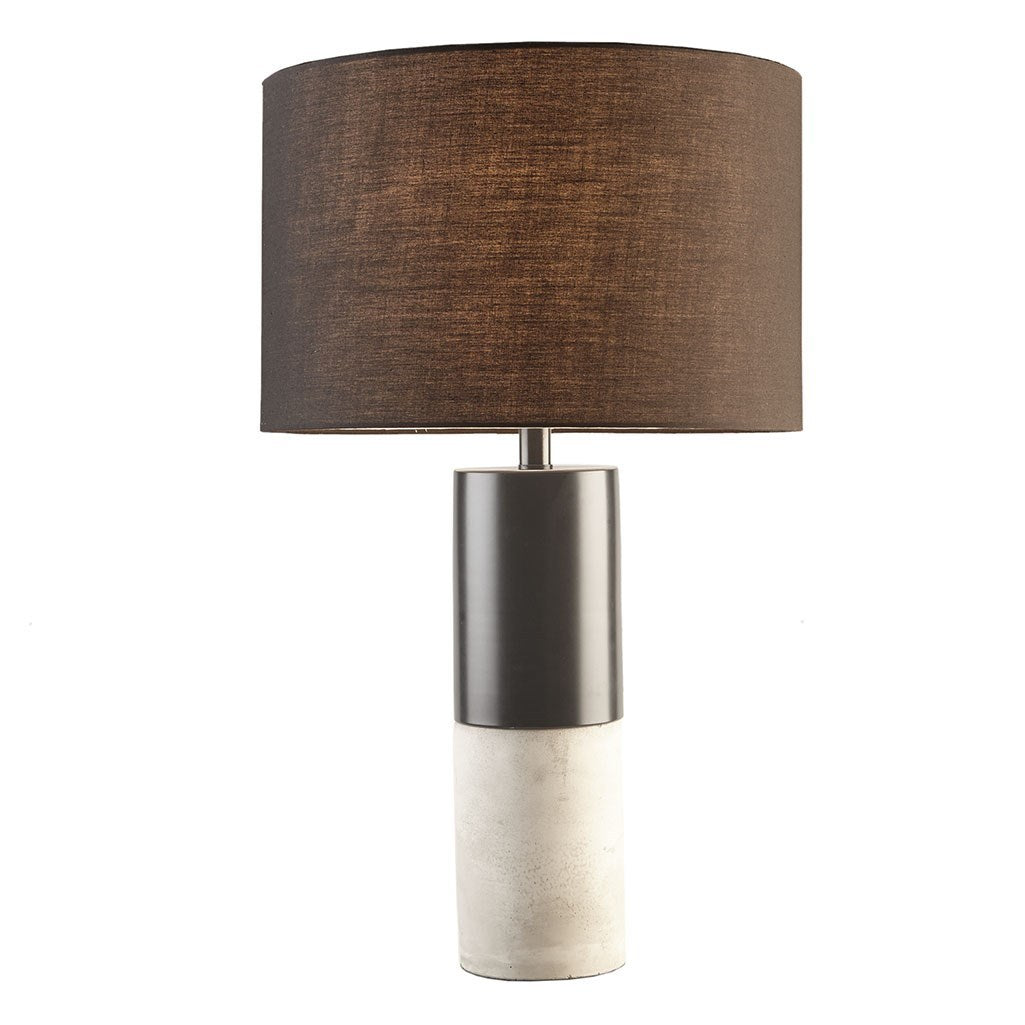 Fulton  Concrete Table Lamp - Black