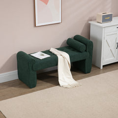 Modern Ottoman Bench - Emerald