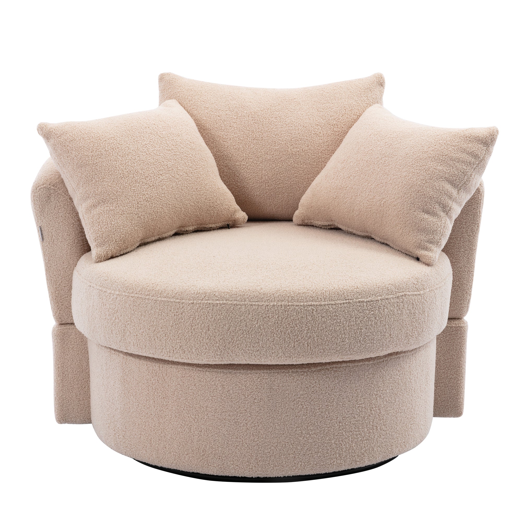 Modern Swivel Accent Chair, Barrel Chair