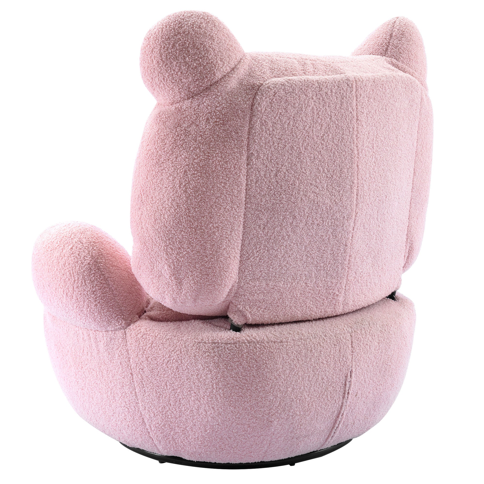 Teddy Short Plush Particle Velvet Armchair,