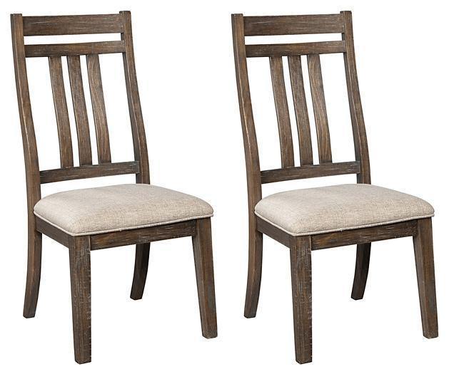 Rustic Solid Wood Dining Chair (Set of 2) - Brown