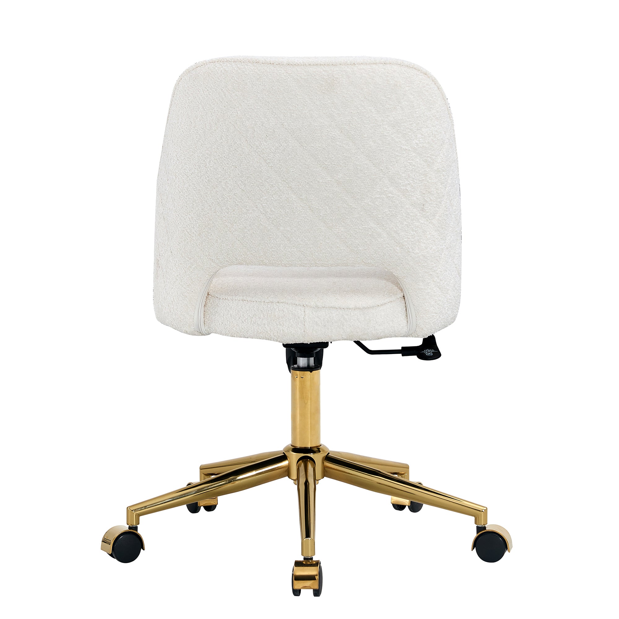 Modern Office Chair Adjustable 360 ° Swivel Chair - White