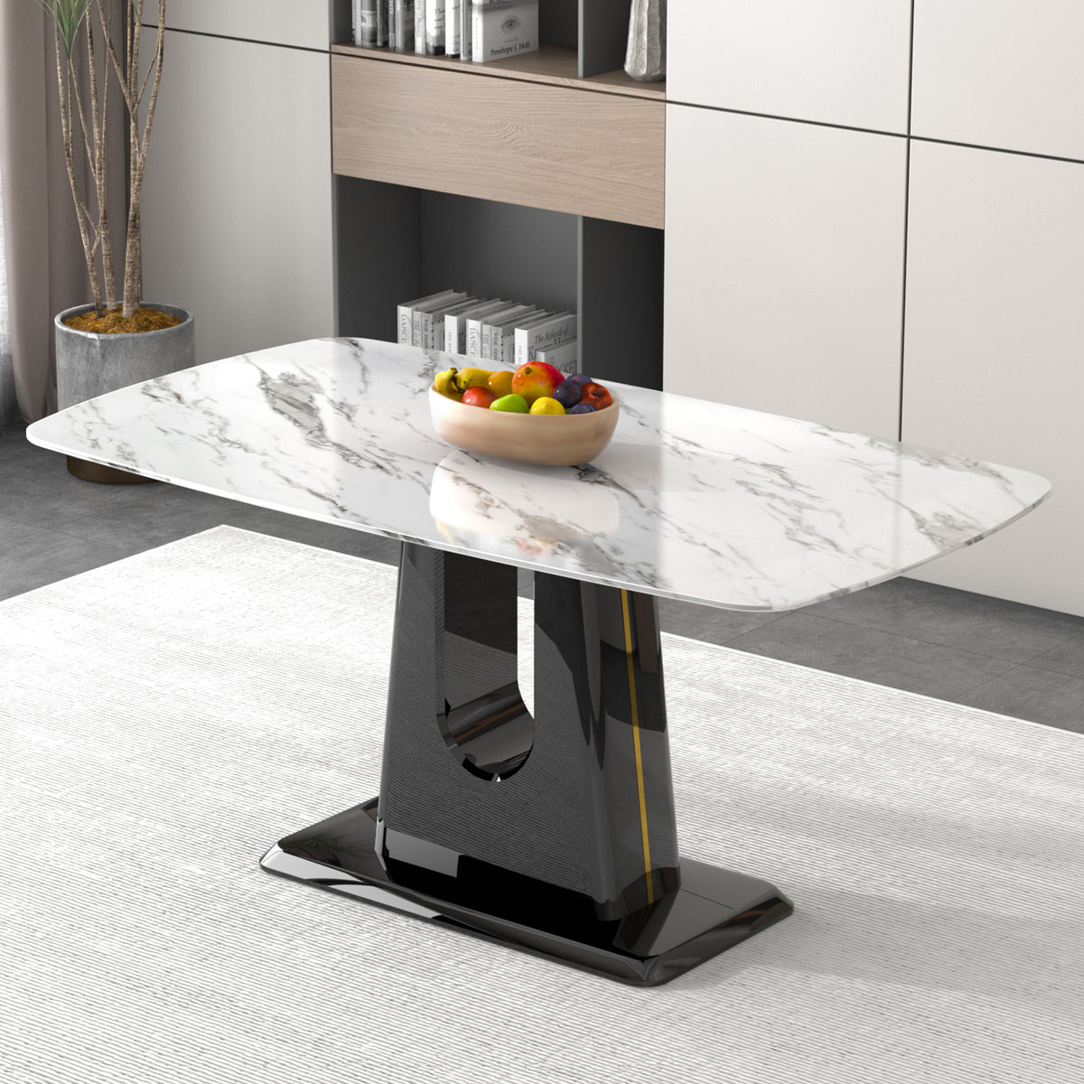 Modern and Luxurious Dining Table - White