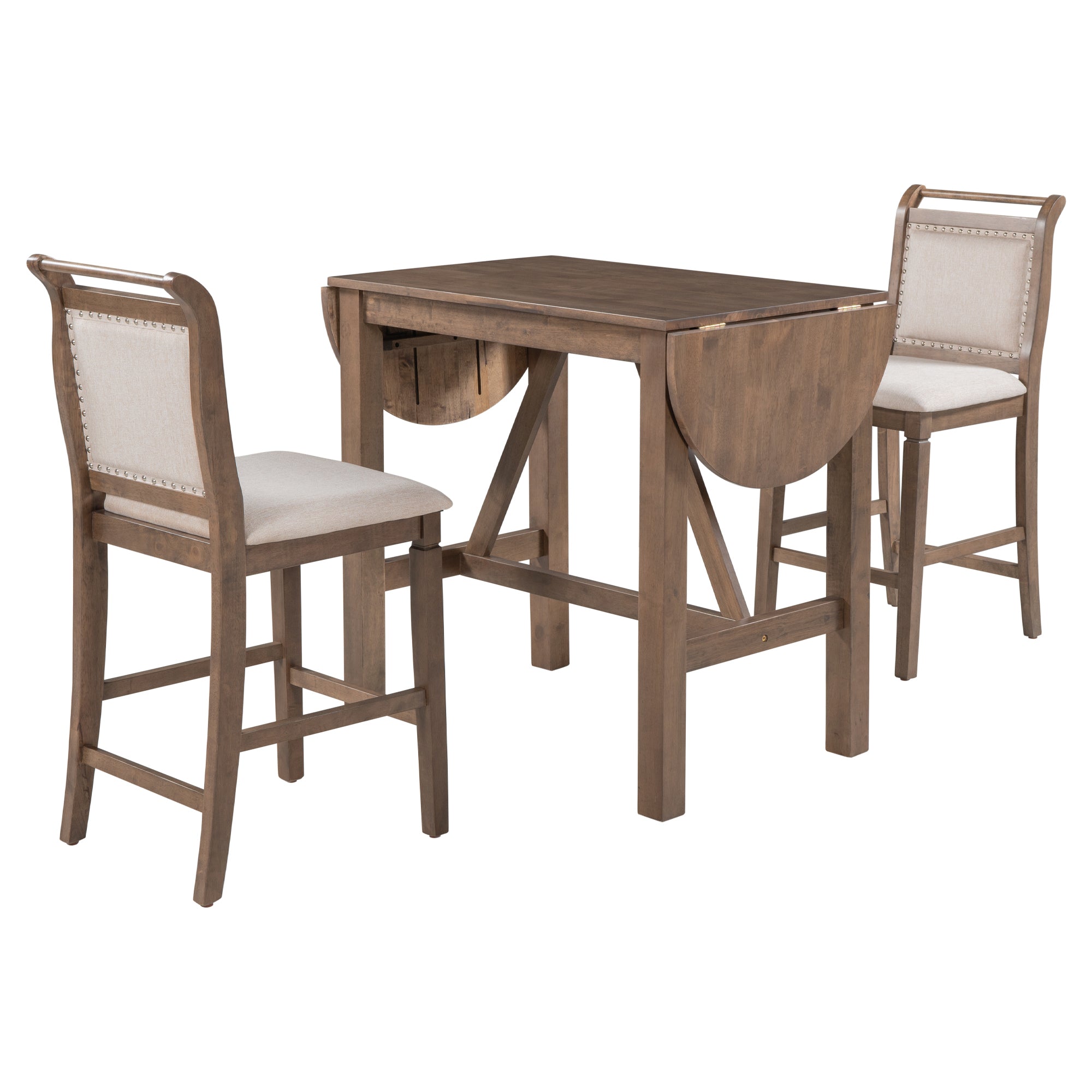 3-Piece Drop Leaf Dining Set