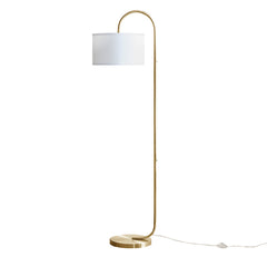 Arched Metal Floor Lamp - Gold