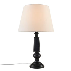 Landsdown Black Faceted Table Lamp 24.25"H