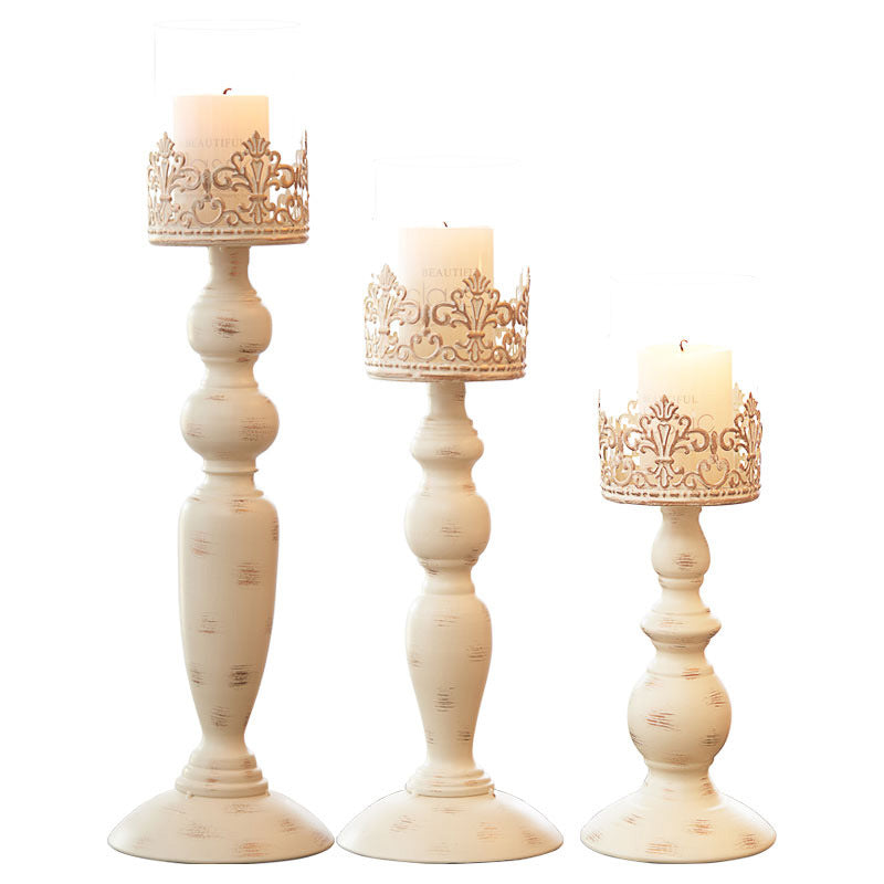 3-Piece European Style Candle Holder Set