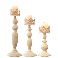 3-Piece European Style Candle Holder Set