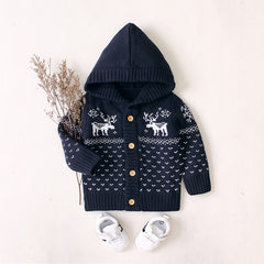 Christmas Baby Coat Hooded