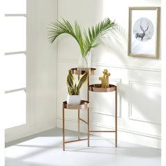 Gold Plant Stand