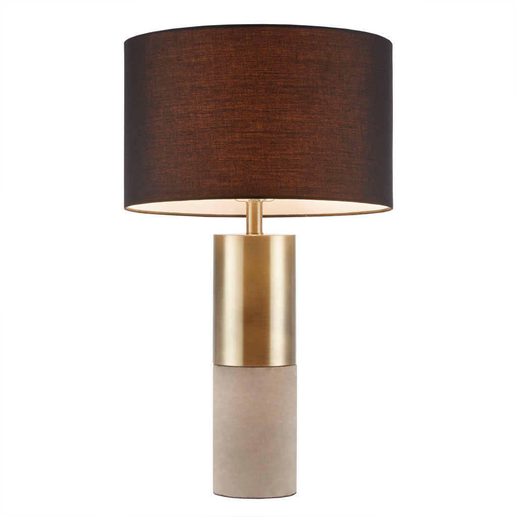 Fulton Concrete Table Lamp - Black