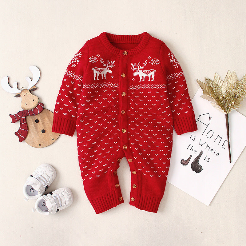 Christmas Newborn Baby Romper