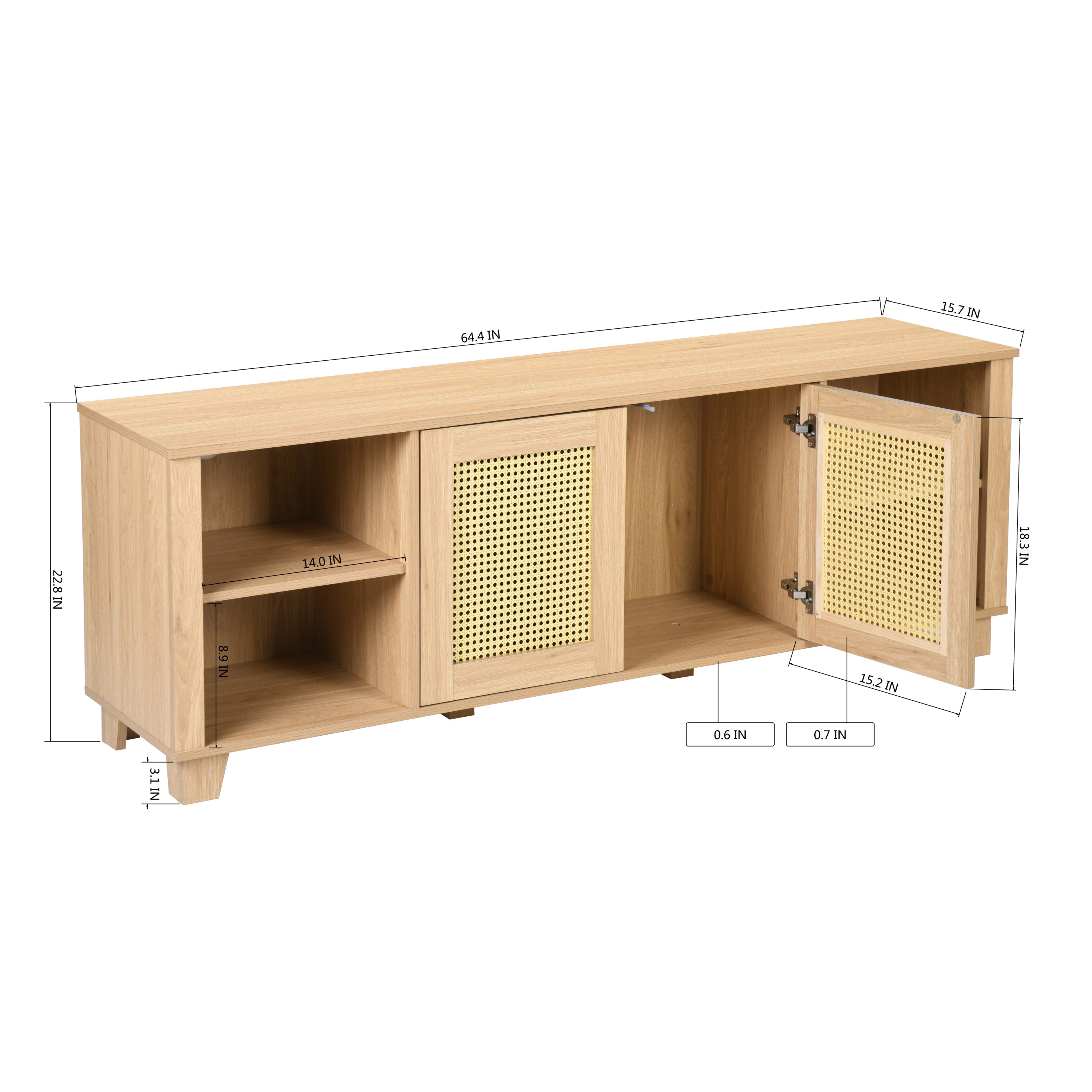 65/70 inch TV Storage Console