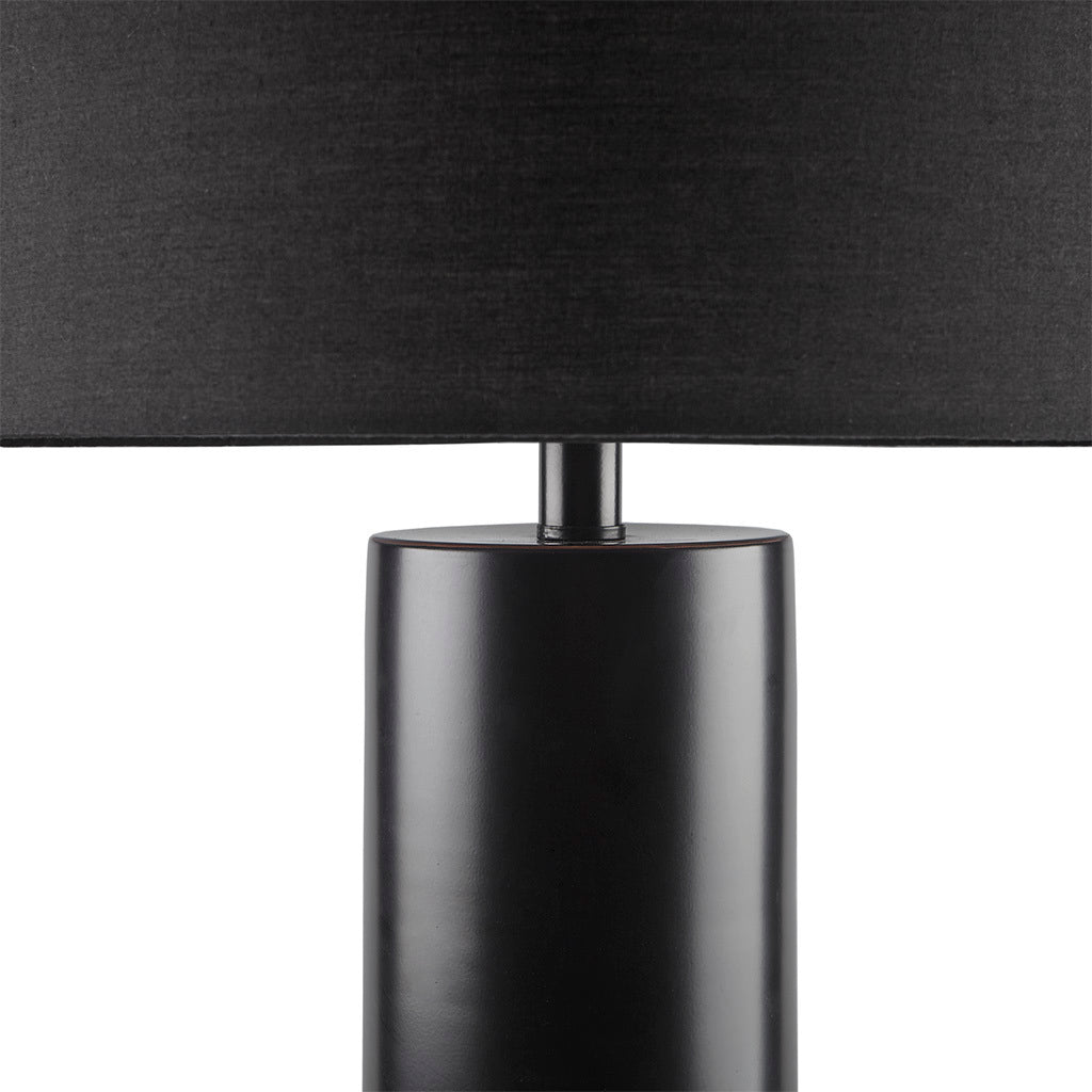 Fulton  Concrete Table Lamp - Black