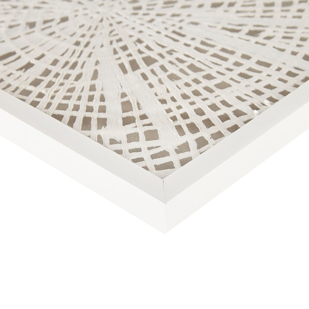 Solana Framed Abstract Coastal Rice Paper 3-piece Shadowbox Wall Decor Set