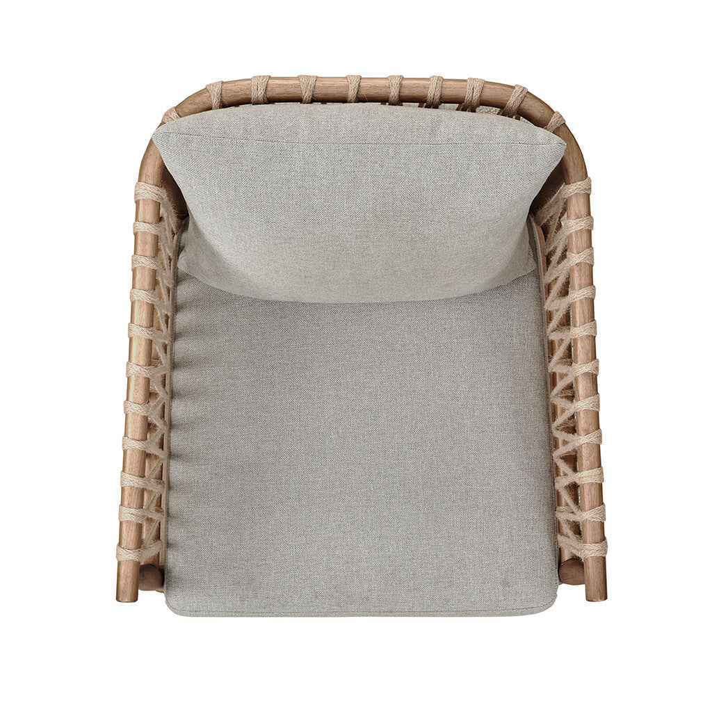 Modern Accent Arm Chair - Natural