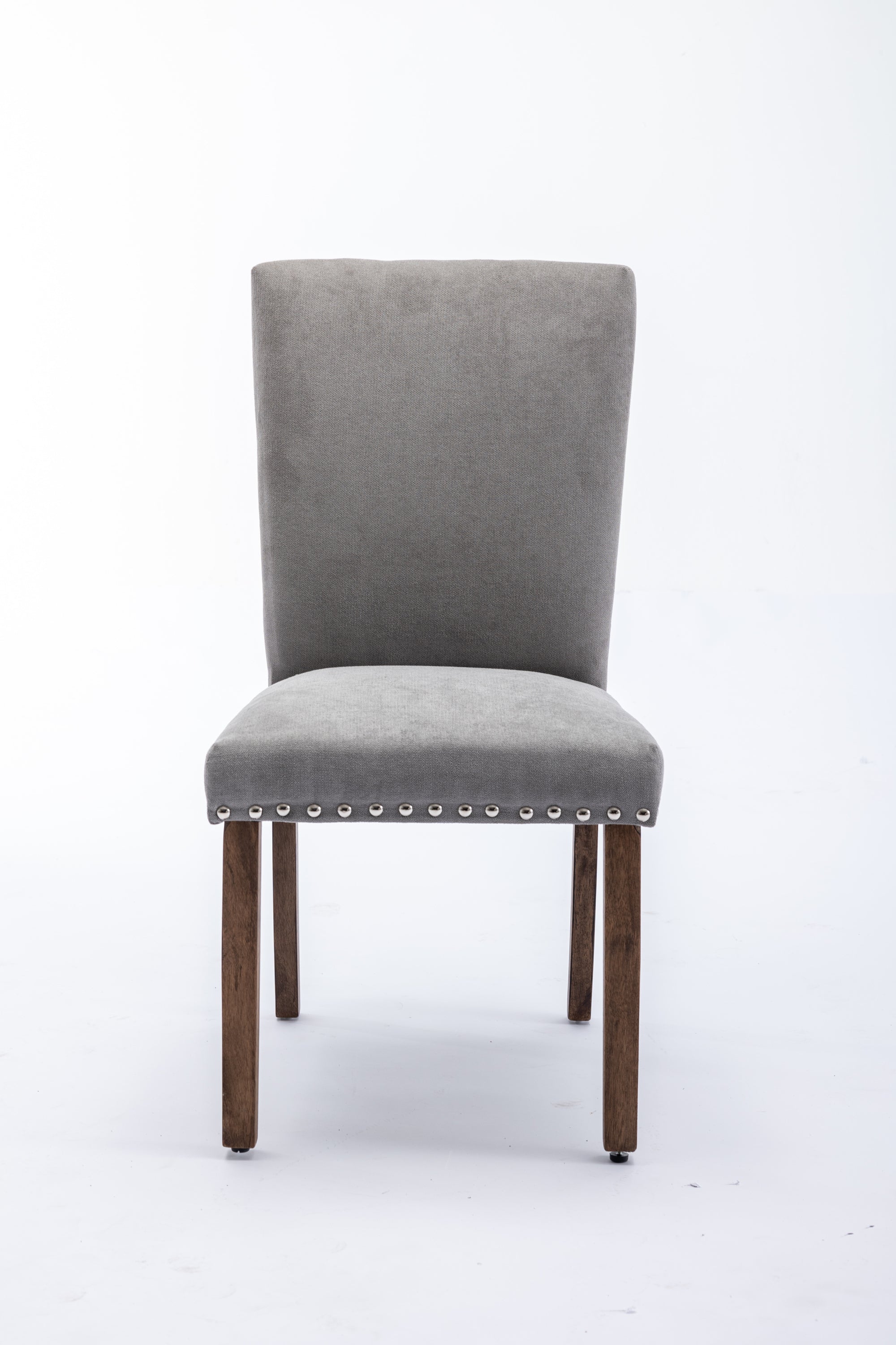 Classic Upholstered Accent Dining Chair - Grey