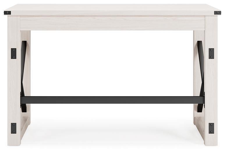 Farmhouse 48" Casual Home Office Desk - Whitewashed