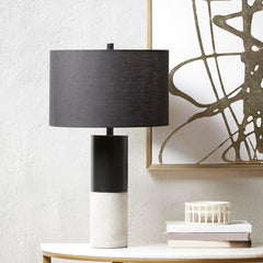 Fulton  Concrete Table Lamp - Black