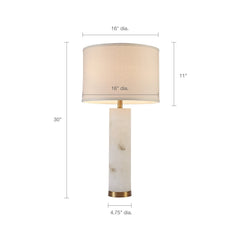 Prague Alabaster Table Lamp