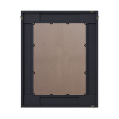 31.50" Rectangle Decorative Wall Hanging Mirror - Brown