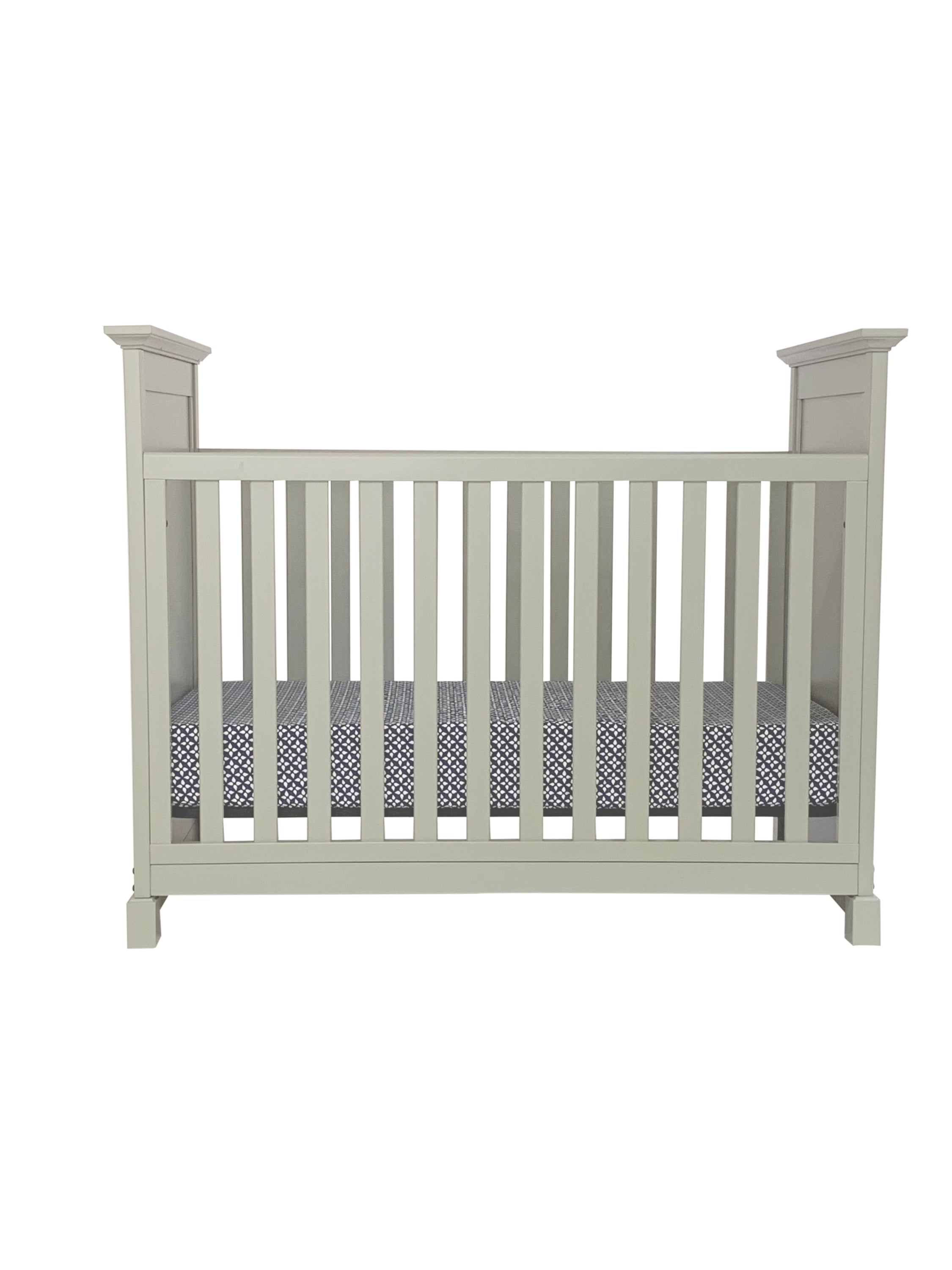 Cape Cod 3-in-1 Convertible Island Crib Light Gray