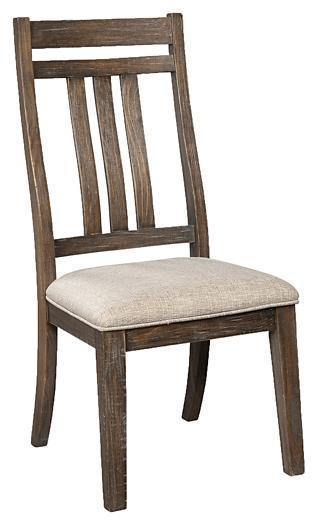 Rustic Solid Wood Dining Chair (Set of 2) - Brown