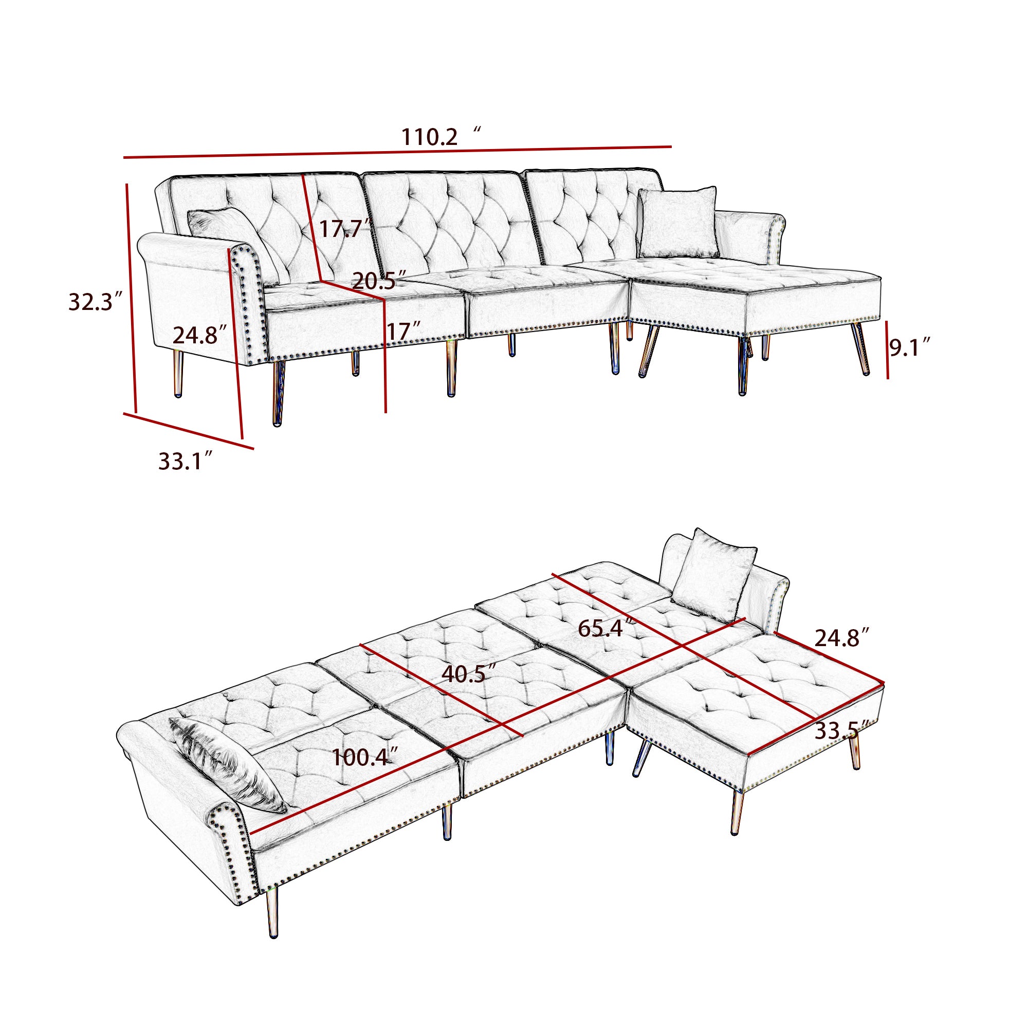 L-Shaped Sofa