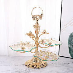 Luxurious Looking Glass Fruits Tray