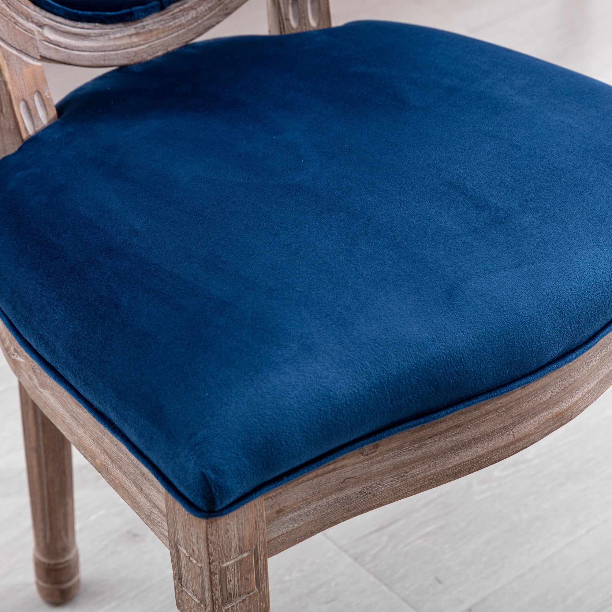 Blue Rubber Dining Chair