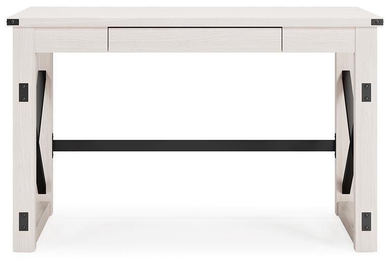 Farmhouse 48" Casual Home Office Desk - Whitewashed