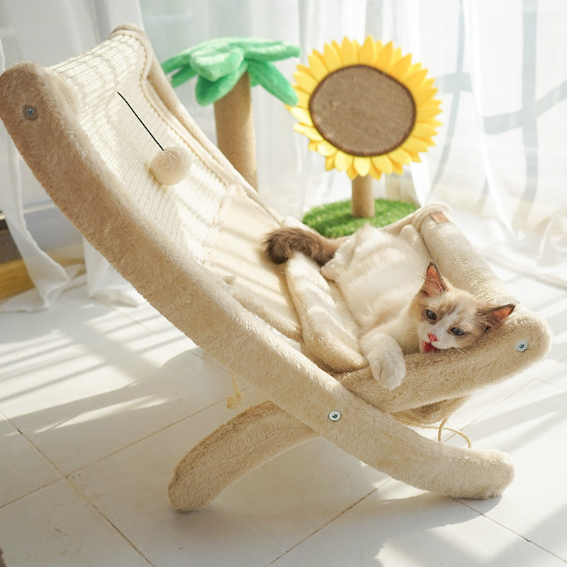 Pet Cat Sunbathing Chair Bed