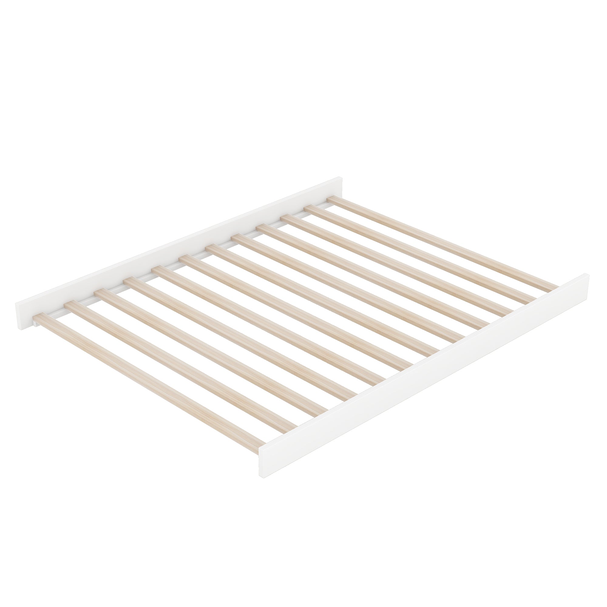 Convertible Crib/Full Size Bed with Changing Table - White