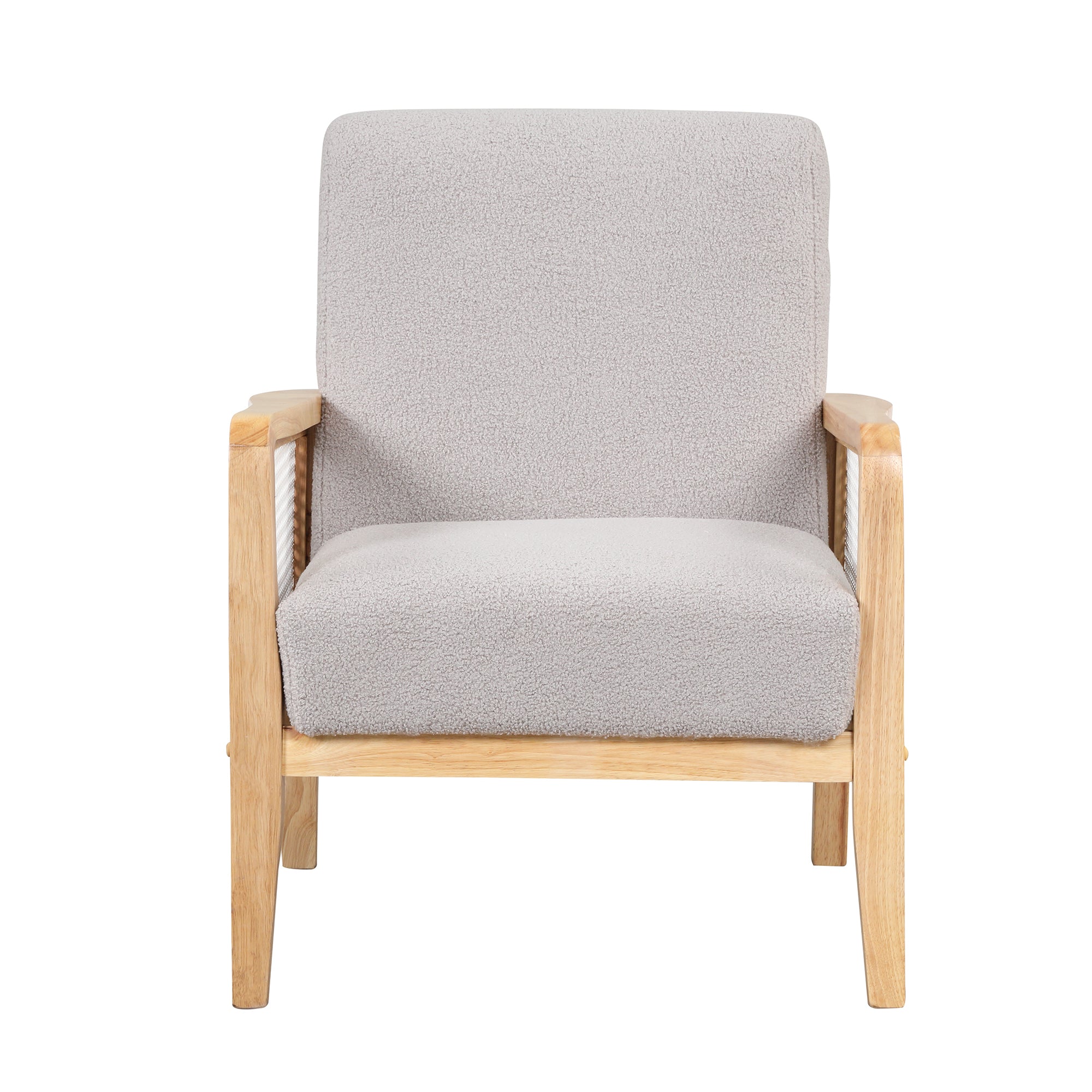 Short Plush Armchair 