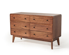 Mid-Century Modern Dresser - Walnut