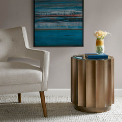 Valentina Accent Table - Bronze