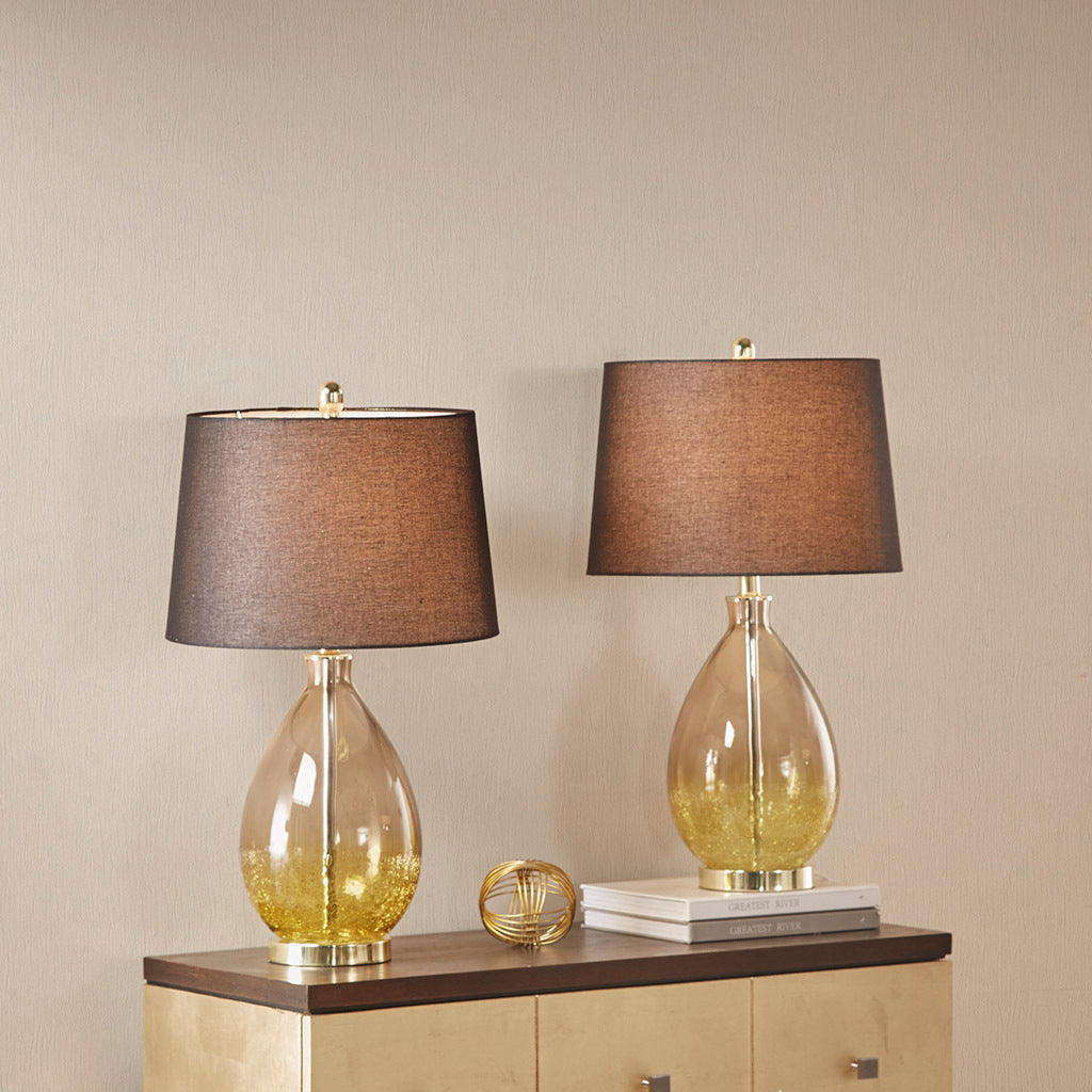 Ombre Glass Table Lamp (Set of 2) - Gold