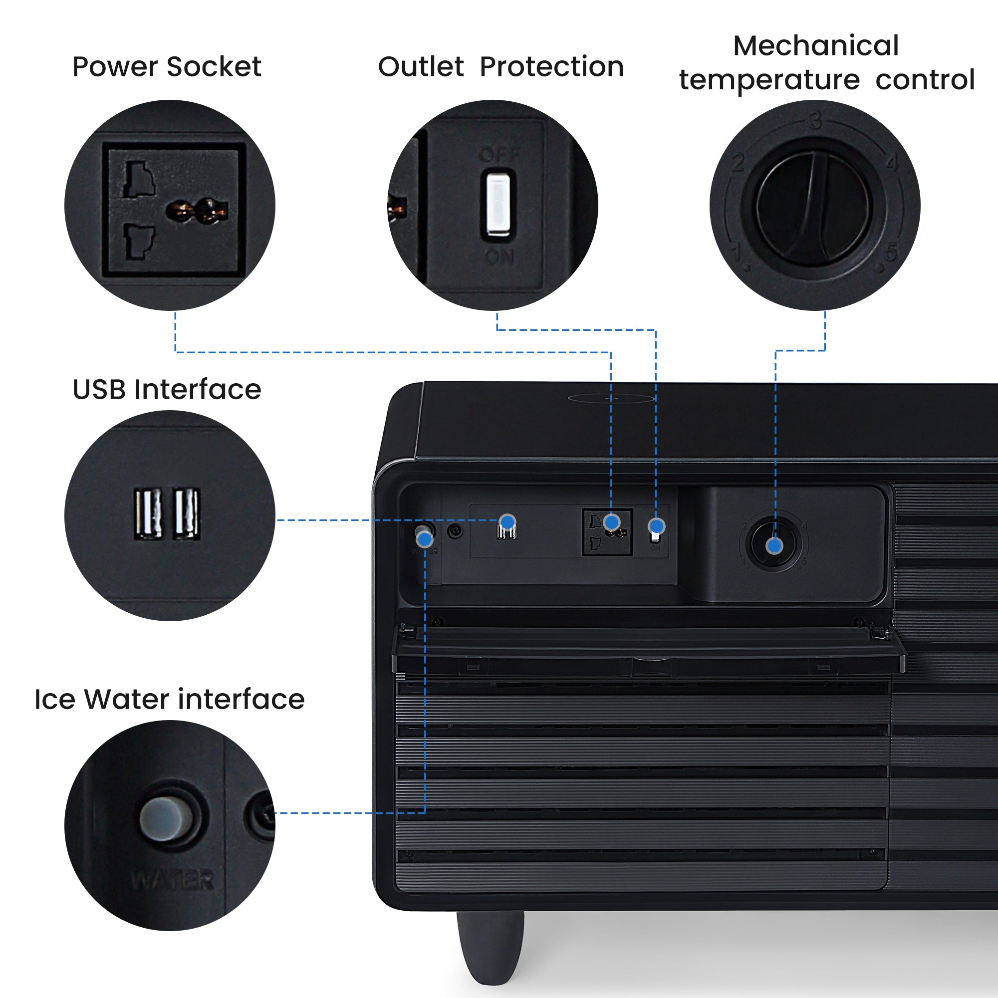 Smart coffee table fridge combo