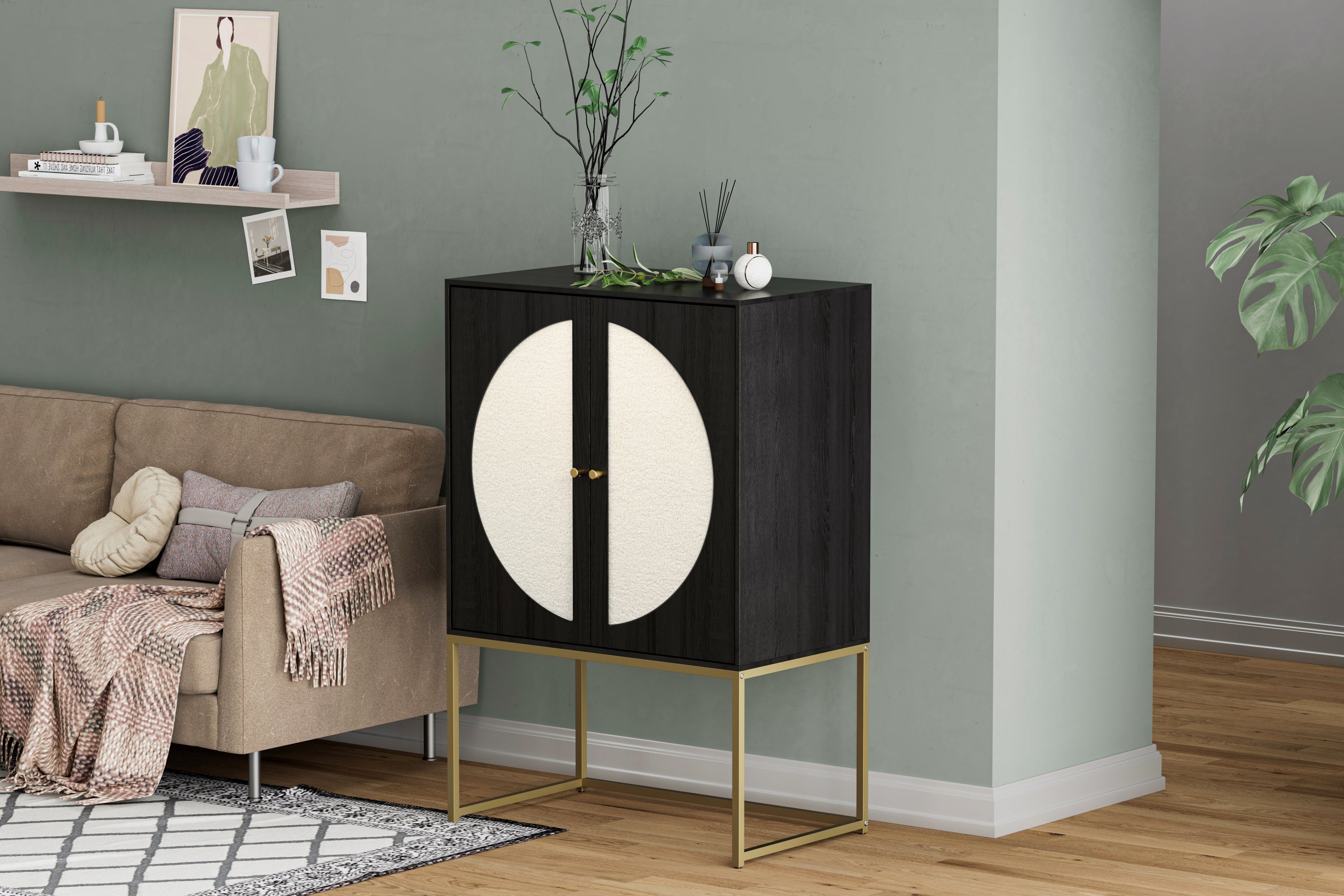 Semicircle Cabinet