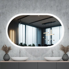 Bathroom Mirror with Lights for Wall Mounted Anti-Fog