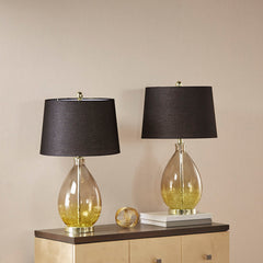 Ombre Glass Table Lamp (Set of 2) - Gold