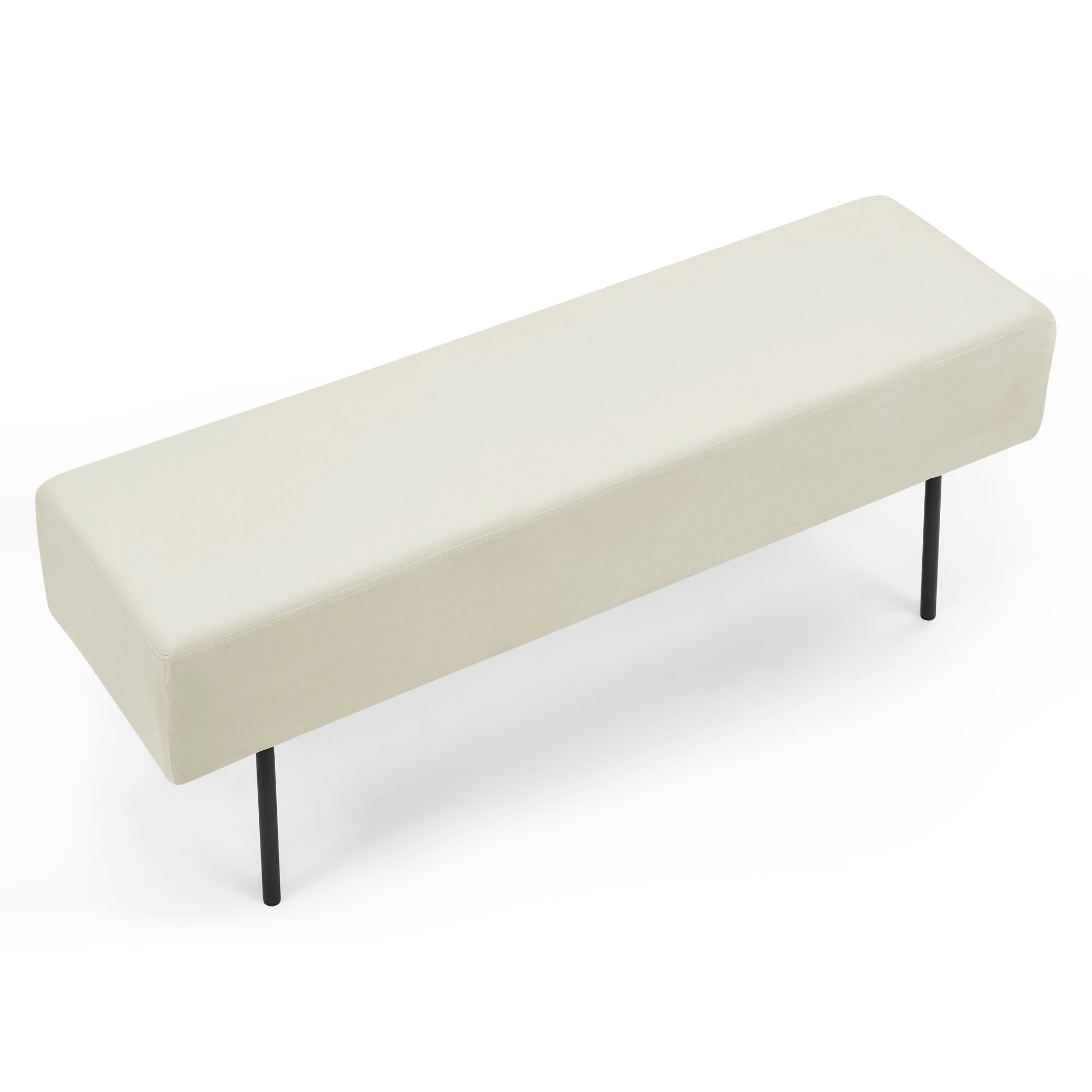 Velvet Upholstered Bench