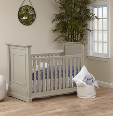 Cape Cod 3-in-1 Convertible Island Crib Light Gray