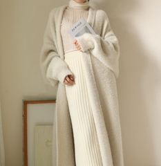 Women Knitted Cardigan Sweater Coat