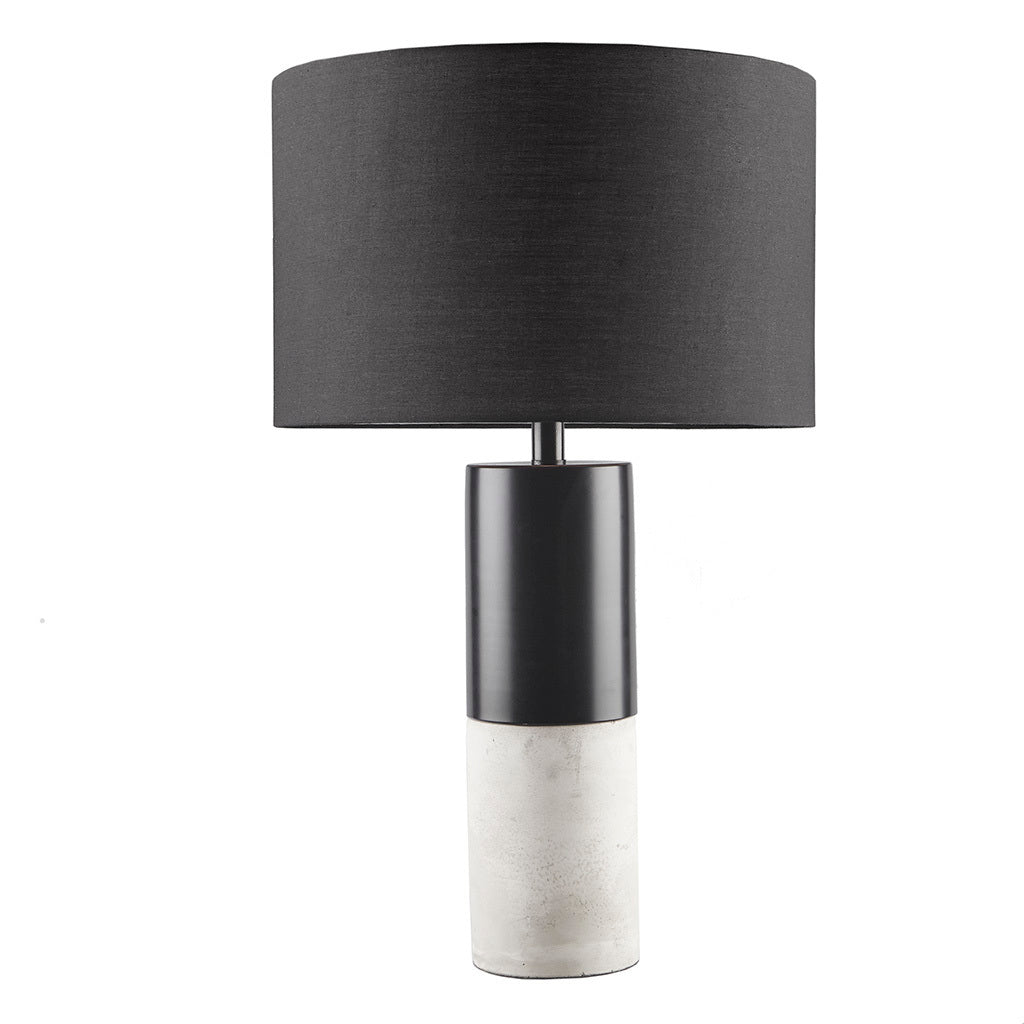 Fulton  Concrete Table Lamp - Black