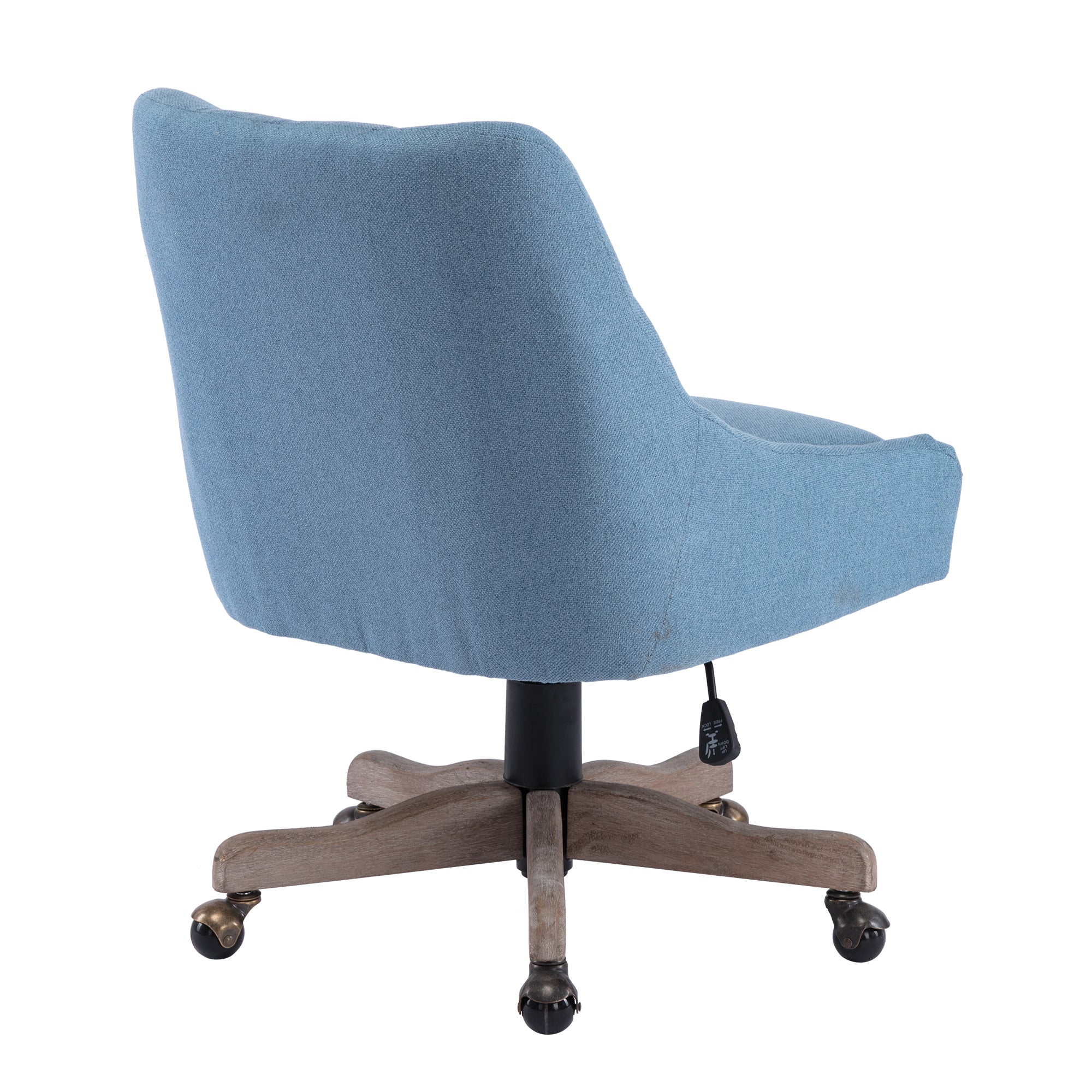 Modern Swivel Shell Chair  - Blue